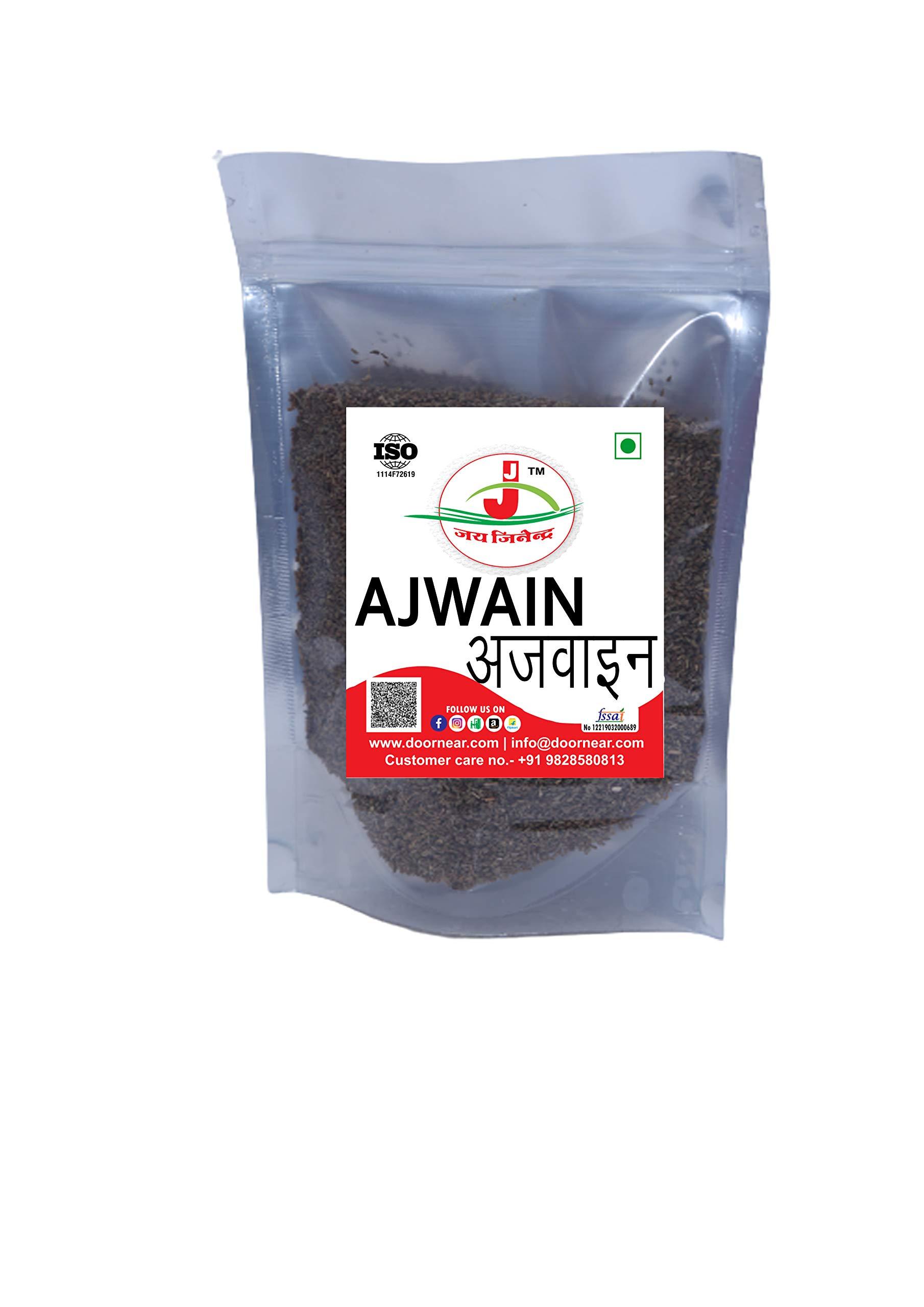 jai jinendra Jai Jinendra Ajwain Omam Carom seeds - 2kg Spices Natural Ajwain Preservatives Free Carom Seeds Bishops Weed