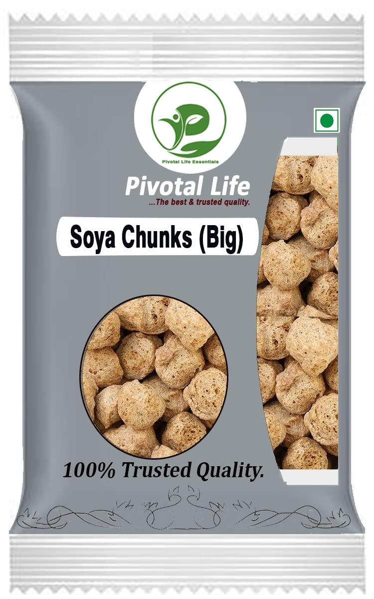Pivotal Life Essentials Pivotal Life Big Soya Chunks Big (), Soya Bari 500g