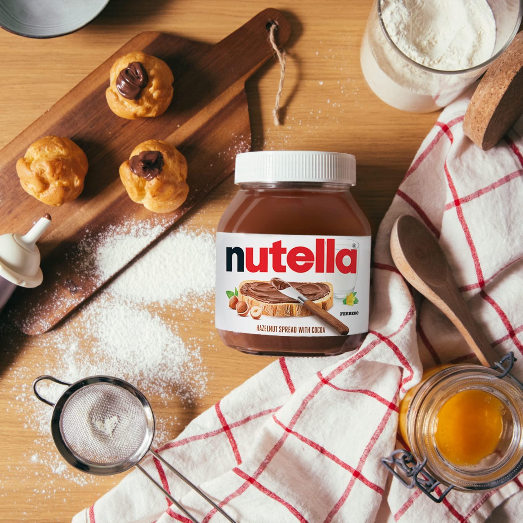 Nutella Nutella Chocolate Hazelnut Spread with Cocoa - 4 Pack, 4 x 750 g