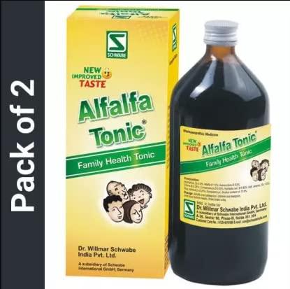 JESICA Dr Willmar Schwabe India Alfalfa Family Health Tonic - 500 ML |Pack Of 2|