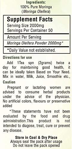 ERBZENERG ERBZENERG Organic Moringa Powder 100g and Organic Amla Fruit Powder 100G