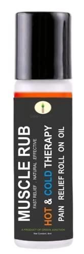 Green Junction Green Junction All Natural Muscle Rub For Muscles & Joint Pain Relief with Roll on Oil (100+10 g)