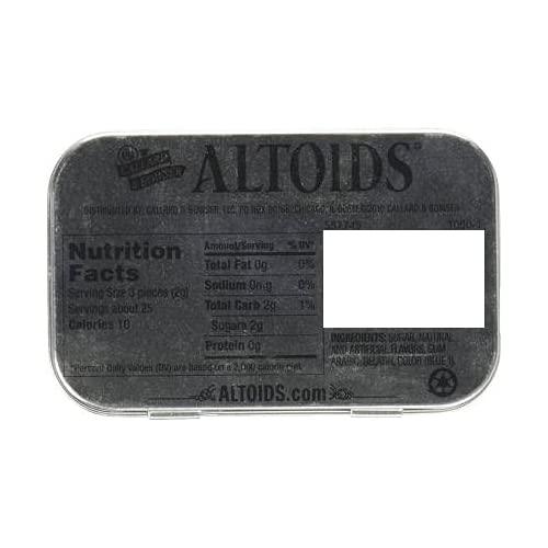 Altoids Altoids Curiously Strong Mints Wintergreen Pack of 2 Pouch, 2 x 50 g