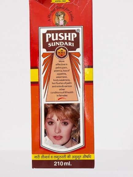 Martindale LIfesciences Pvt. Ltd. Pushp Sundari Syrup, 100% Herbal, A Herbal Tonic For Ladies, 210 ml Pack of 2(2 * 210 ml)
