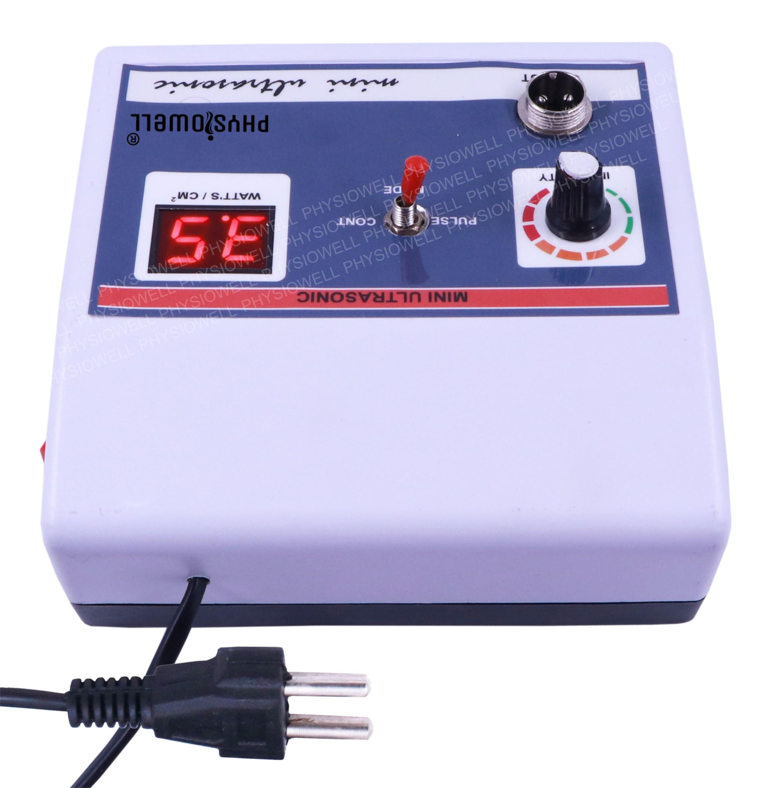 Physiowell Physiowell Mini Ultrasonic Machine Ultrasound New Professional Corded Electric for Physiotherapy, Off-white
