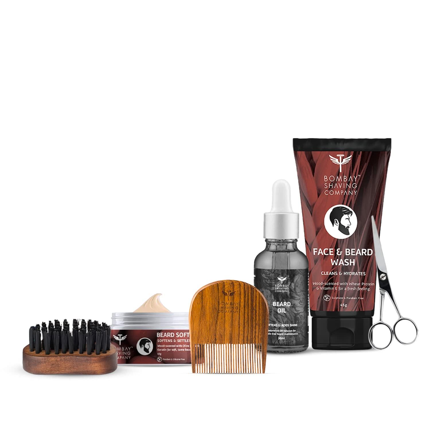 Bombay Shaving Company Bombay Shaving Company Beard Maintainience Care Starter Kit with Charcoal Face Wash