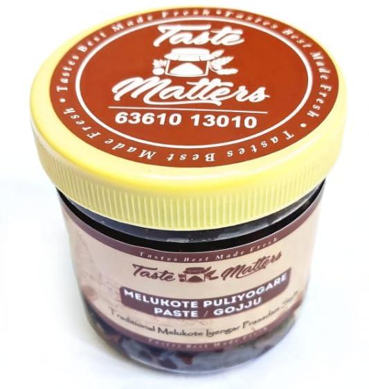 Generic Melkote Puliyogare Paste/Gojju Traditional Karnataka Iyengar Prasadam Style Made 1kg