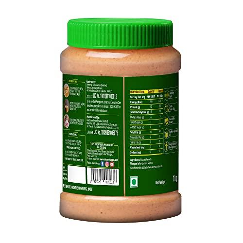DISANO DiSano Peanut Butter, All Natural, Creamy, Unsweetened, 30% Protein, Gluten Free, Non GMO, 1Kg & Pure Honey, 500gm
