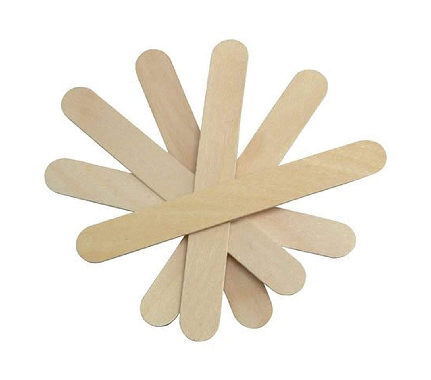 Salon Supply Store 100 Salon Waxing Hair Removal Wooden Spatulas Wax Applicator Wood Eyebrow Bikini