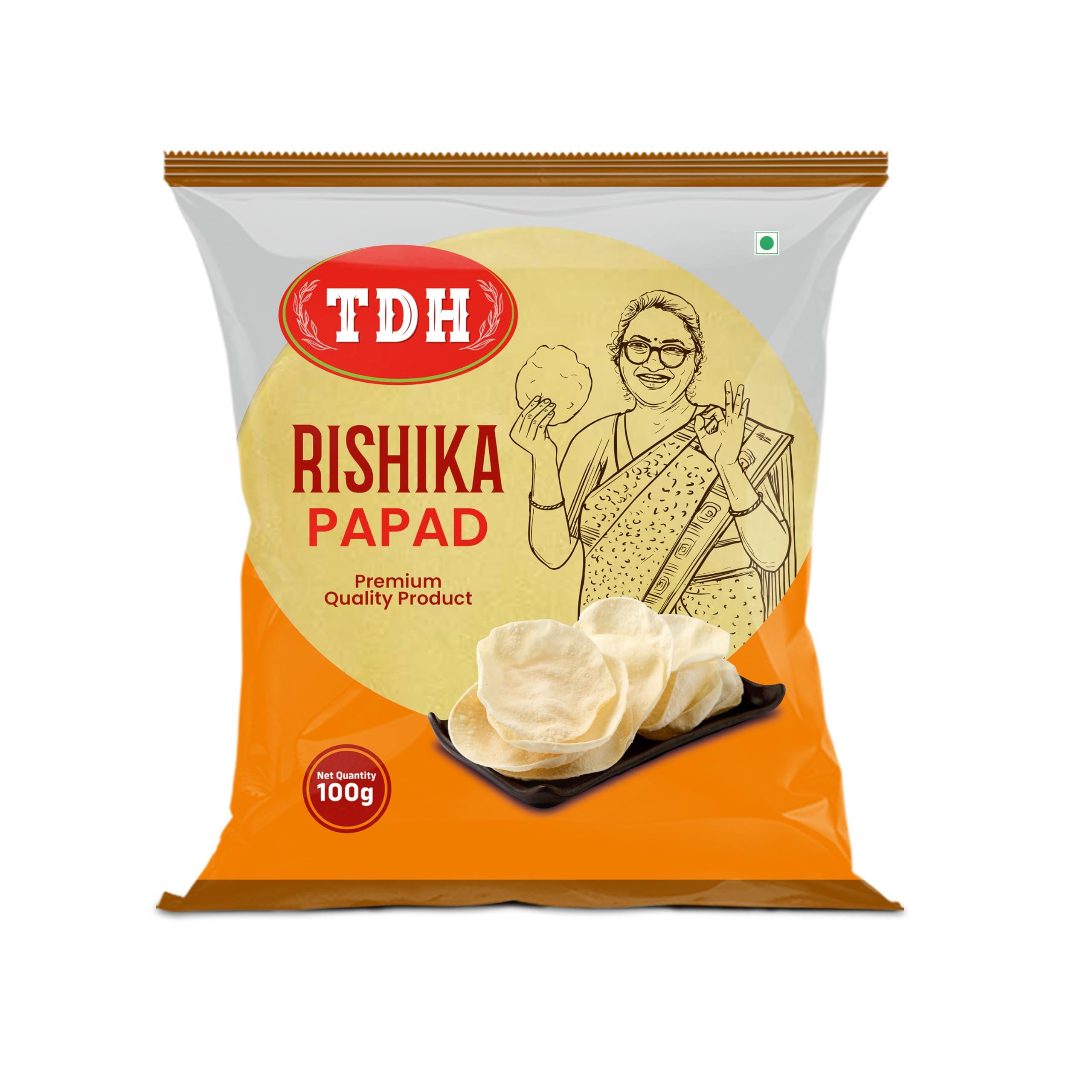 TDH Tenali double horse foods Rishika Papad -100G