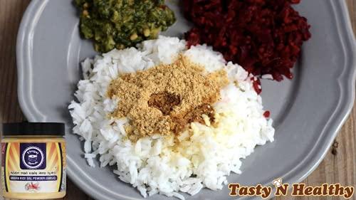 Thugal Thugal Andhra Rice Dal Powder (Garlic)/ Gun Powder/ Traditional Preparation/ 200gms/ Spice: Medium; Texture: Fine Grind/ Pet Jar