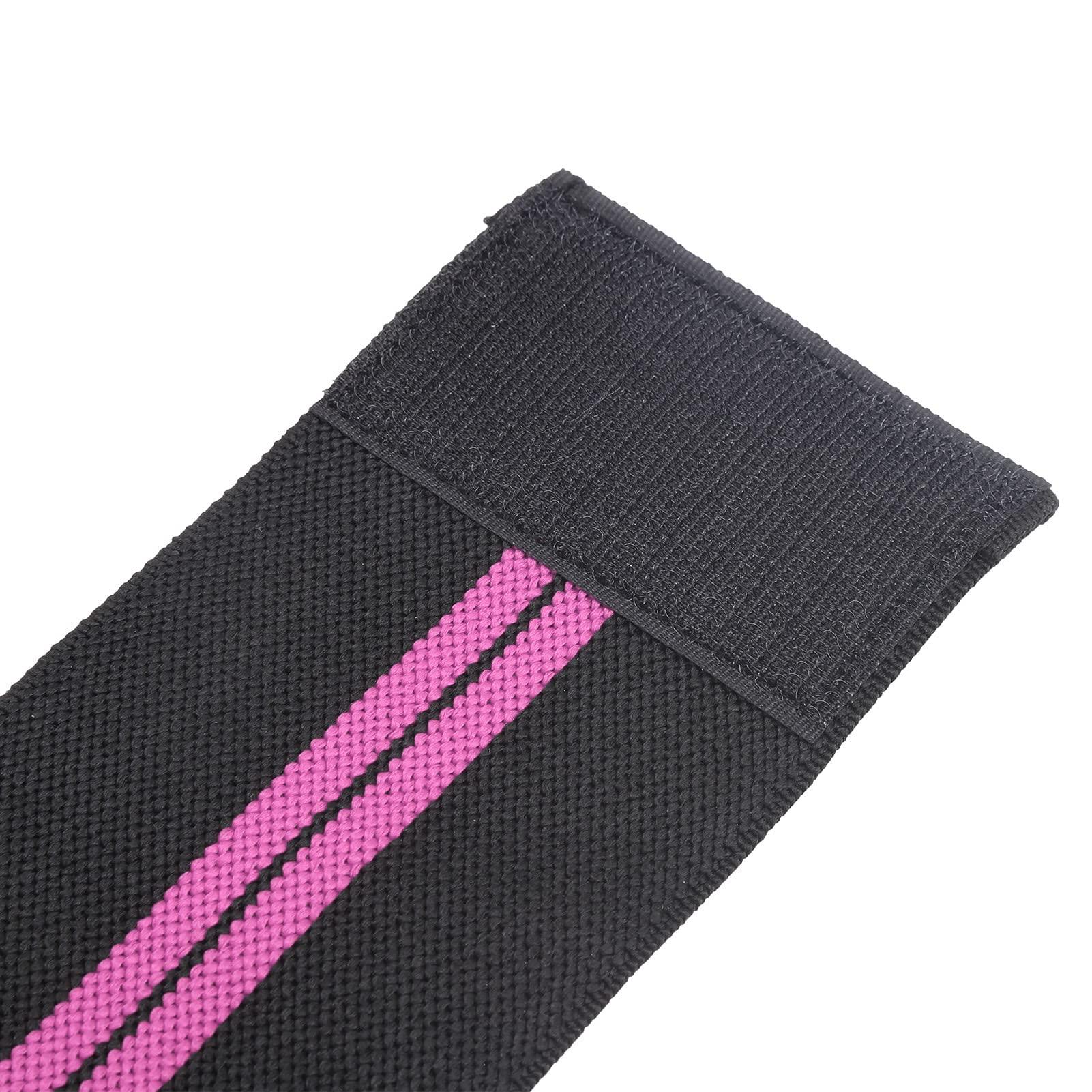 Asixxsix Elbow Compression Sleeve, Adjustable Elastic Soft And Durable Breathable Elbow Brace for Sports for Elbow Protection(Black and purple two stripes)