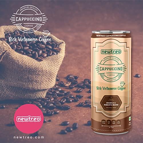 Newtreo Newtreo Vietnamese Coffee | 3 x Caffè Latte & 3 x Cappuccino Coffee Combo I Arabica & Robusta Beans | Premium Coffee Drink | Imported from Vietnam | 6 x 250ml cans