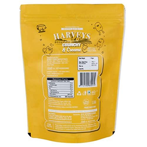 Harveys Harveys Crunchy & Creame Premium Wafer Pouch | Chocolate, Vanilla, Strawberry & Orange Flavours | Pack of 4 | 110 gm x 4
