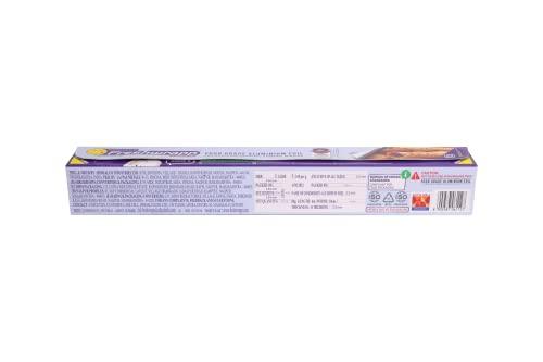 HINDALCO HINDALCO Eco-Friendly Freshwrapp Aluminium Foil/Aluminium Foil Paper/foil Paper for Kitchen/Disposable/Food Parcel/Fresh Food/33 Gm and 50% Extra Free Inside_Silver-Combo Pack of 3 (3317003)