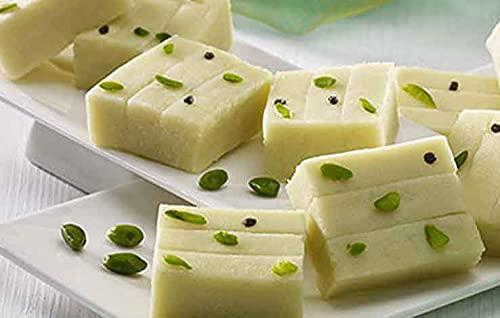 Haldiram's Haldiram\'s Special Pista Burfi 400 g X 2 | Fresh Indian Traditional Mithai | Burfi Sweets | Indian Sweets | Finest Pistachios | No Added Colours or Preservatives | Pista Barfi | Festive Sweet Gift Box
