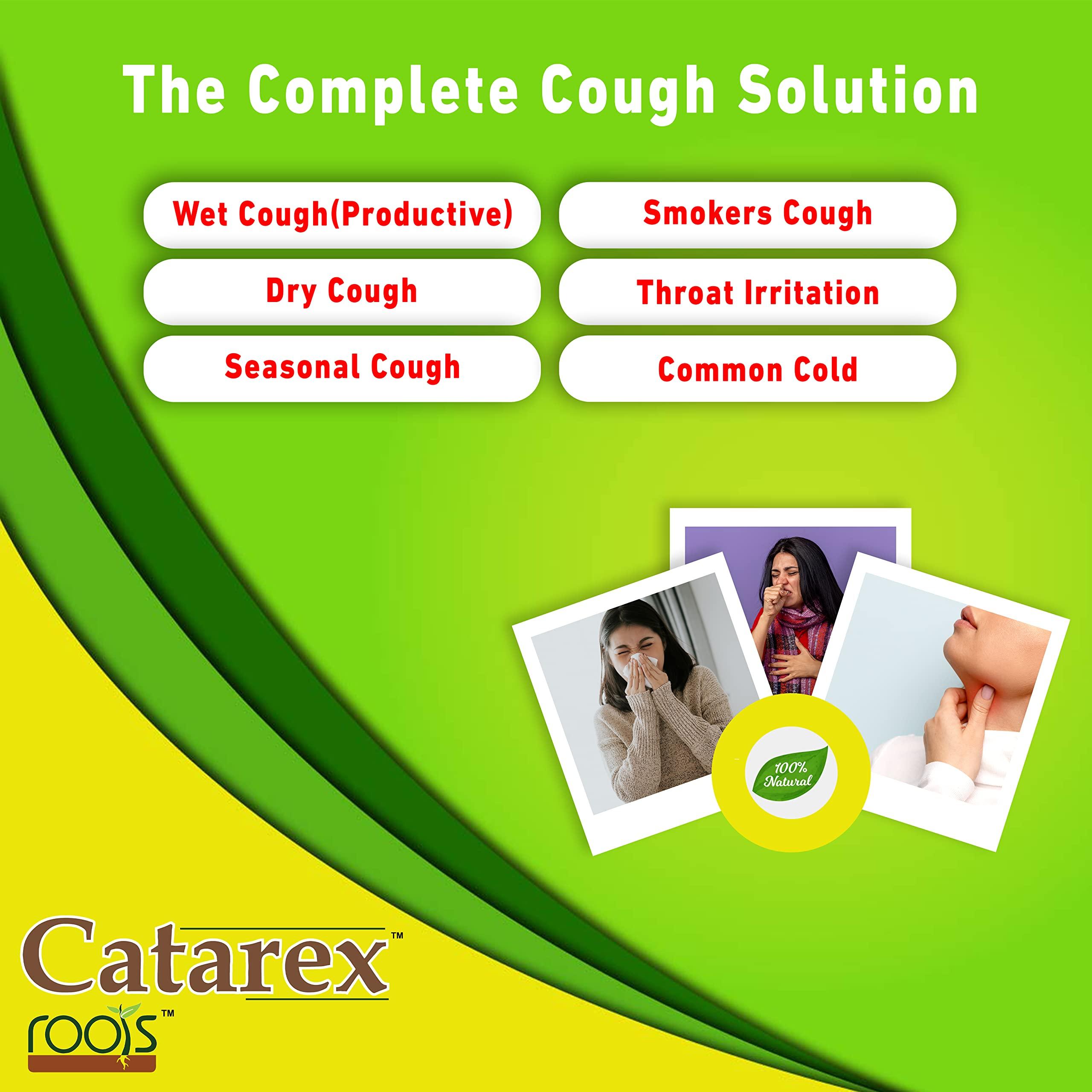 CATAREX ROOTS CATAREX ROOTS - Ayurvedic Cough Syrup | For children & adults | 100% safe |The Complete Cough Solution (Honey, 2)
