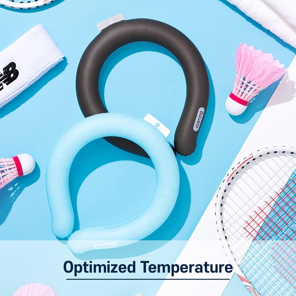 mpac+ mpac+ Neck Cooler | Cooling Neck Wraps, Neck Cooling Tube, Wearable, Personal Air Conditioner for Summer, Hot Weather, Freeze Below 64F, Cold Ice Pack Gel for Outdoor Workers, Sports (Basic(White))