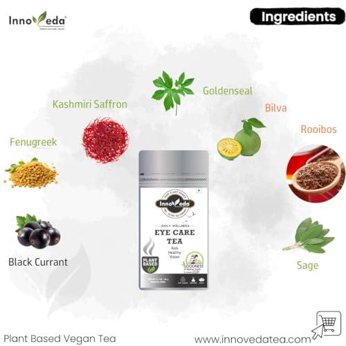 INNOVEDA Eye Care Tea (1 Month Pack, 30 Tea Cups) - Helps with Eye Health, Vision, Power, Eyesight