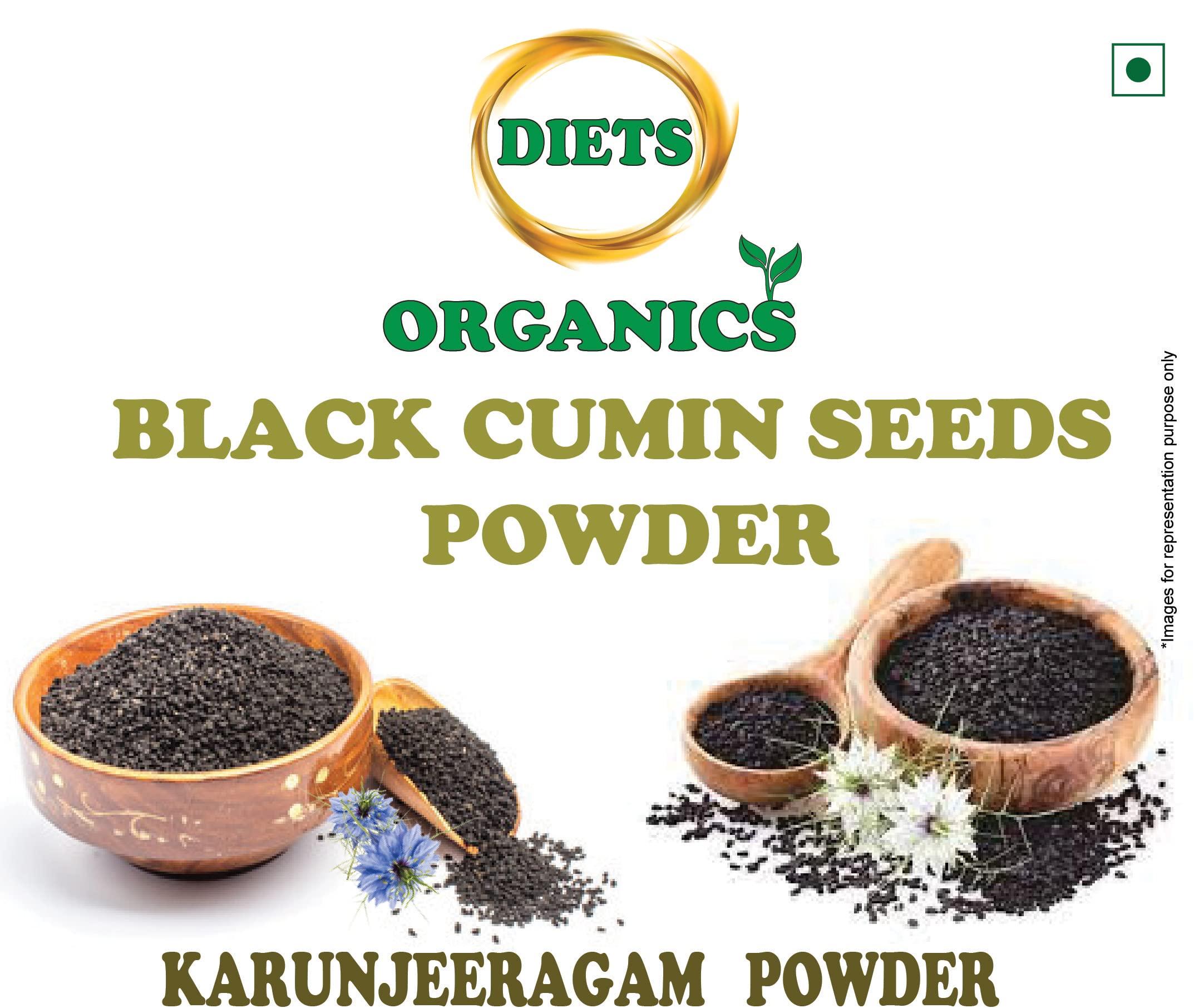 DIETS ORGANICS DIETS ORGANICS Karunjeeragam Powder | Kalonji Powder | Black Cumin Powder -25 G