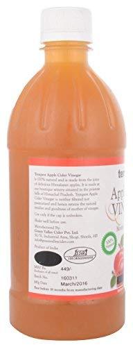 Generic Tempest Apple Cider Vinegar with Mother Vinegar, Raw, Unfiltered and Undiluted - 500 ml (Pack of 5)
