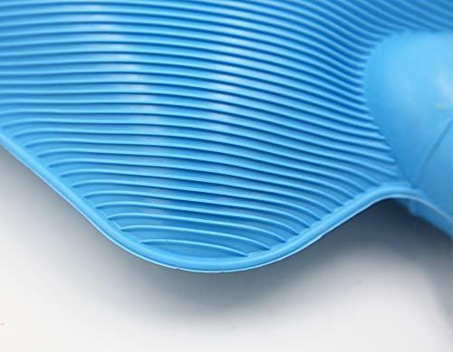 BOS MEDICARE SURGICAL Bos Medicare Surgical Hot Water Bag 2L Reusable Pain Relief, Sport Injuries Cramps & Relaxation for Aches Portable Fishtail Design Blue color