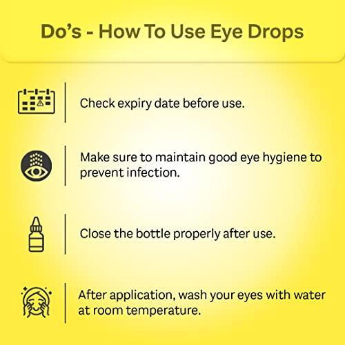 Jiwadaya Healthcare Pvt. Ltd. Jiwadaya Ayurvedic Netraprabha Anjana Plus for Refreshing, Dry Eye, Conjunctivitis, Stye - 5ml - Yellow Pack of 10