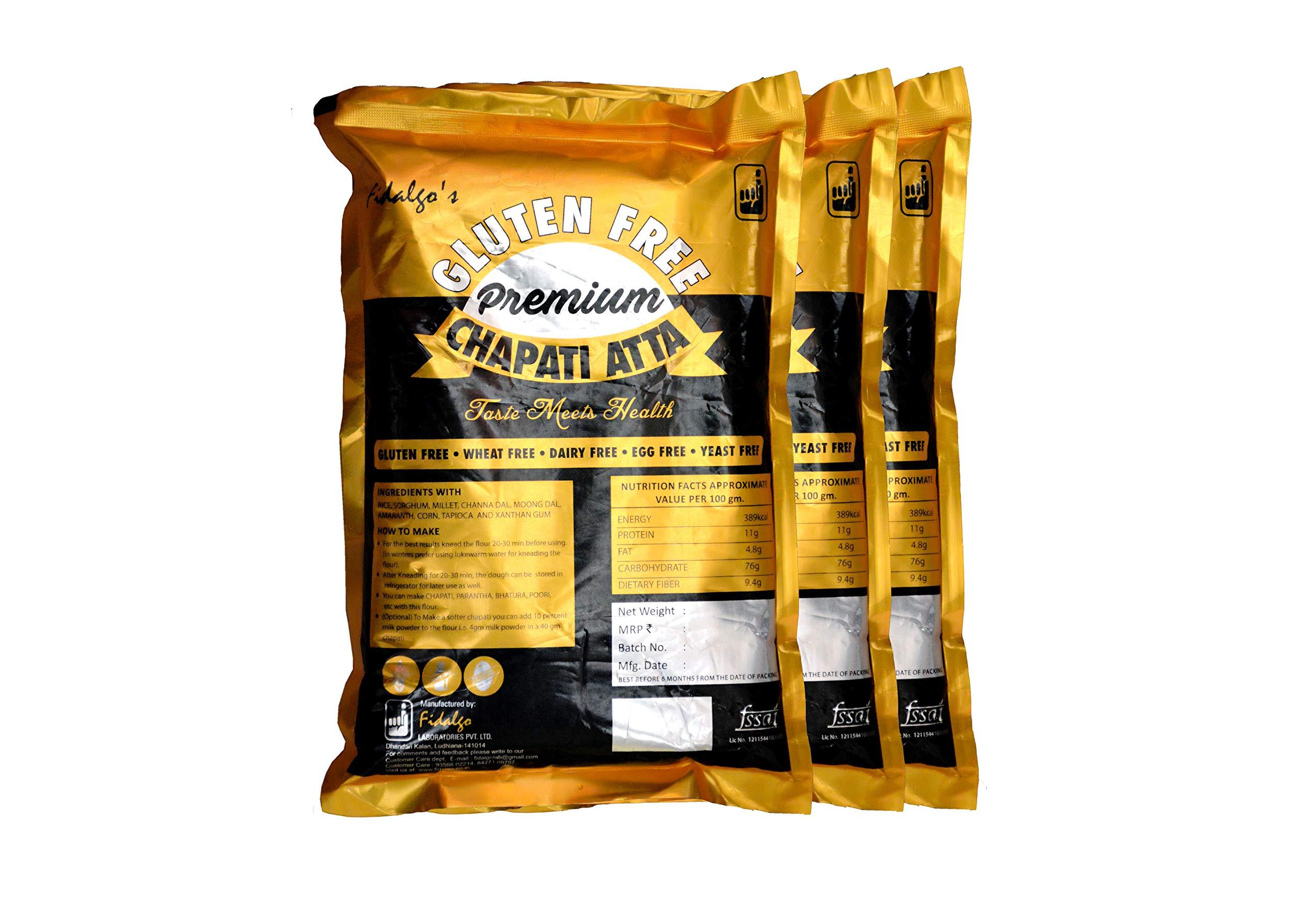 Fidalgo Fidalgo's Gluten Free Premium Chappati Atta (1KG x 3)