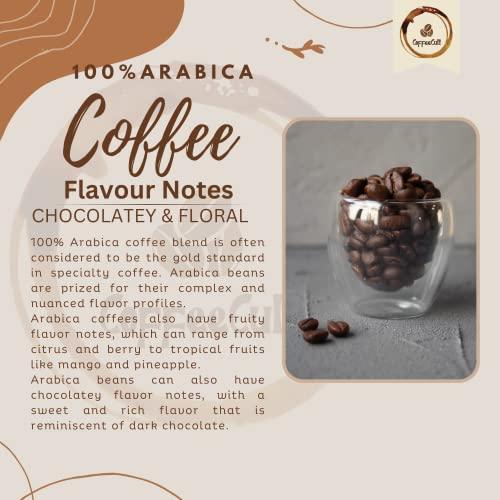 CoffeeCult CoffeeCult 100% Pure Arabica|Coffee Beans|for Strong and bold cup of Cold Brew or Hot coffee|ART of Arabica|Medium Roast|Choclatey & Floral Aroma-500 gm