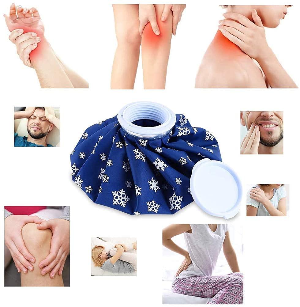 KITSSENTIAL KITSSENTIAL Hot And Cold Pain Relief Reusable Hot Water And Ice Bag Injuries & Pain Relief Hot Water Bag Ice Bag Pain Relief Cold Ice Hot Pain Water Bag (Multi Color) (Ice Bag \"9 Inch\") (Pack Of 1)