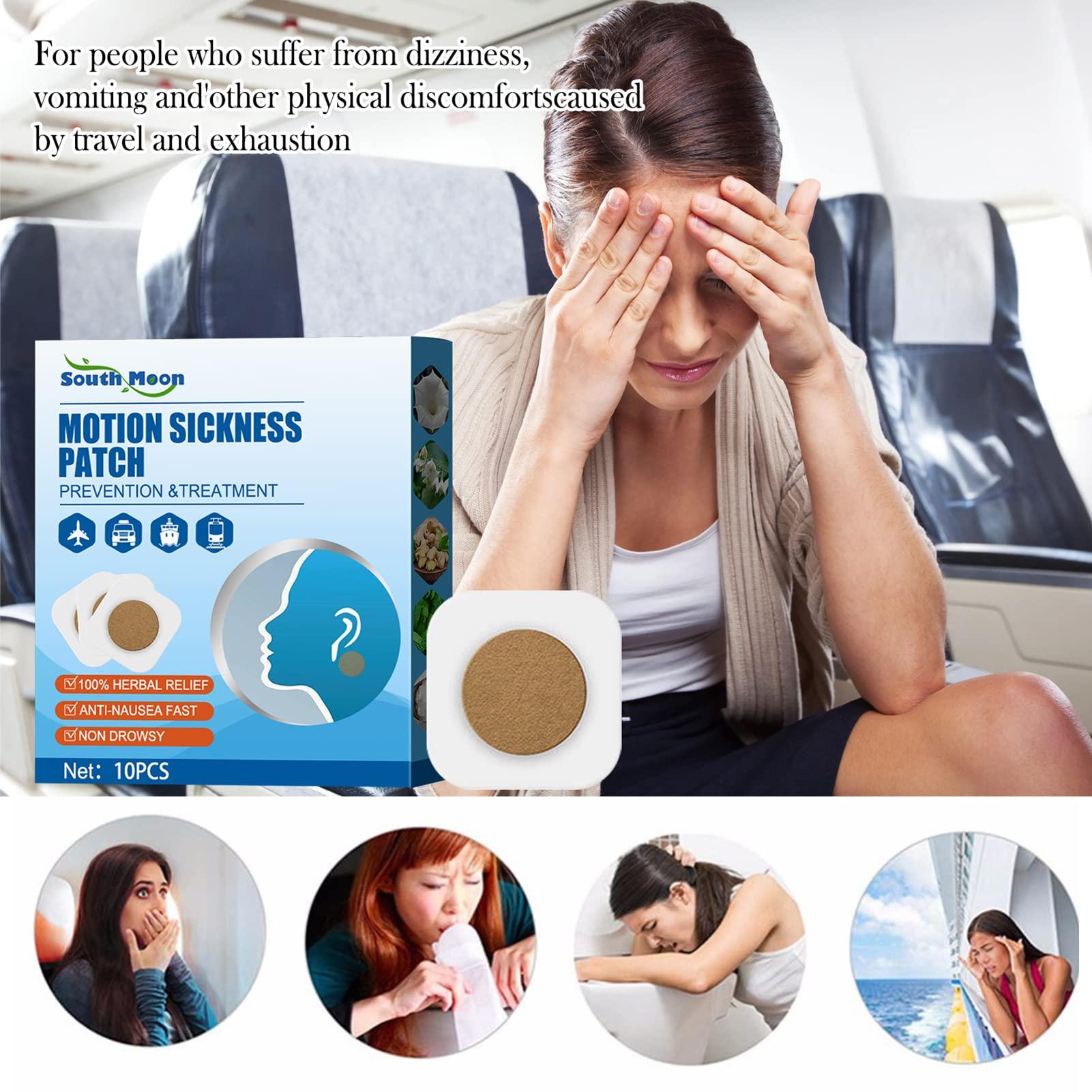 CH2-27APR23-B51WLC6S Generic South Moon 10Pcs/Box Motion Sickness Patches Herbal Relief Non Drowsy Travel Carry Relieves Dizziness Vomiting |