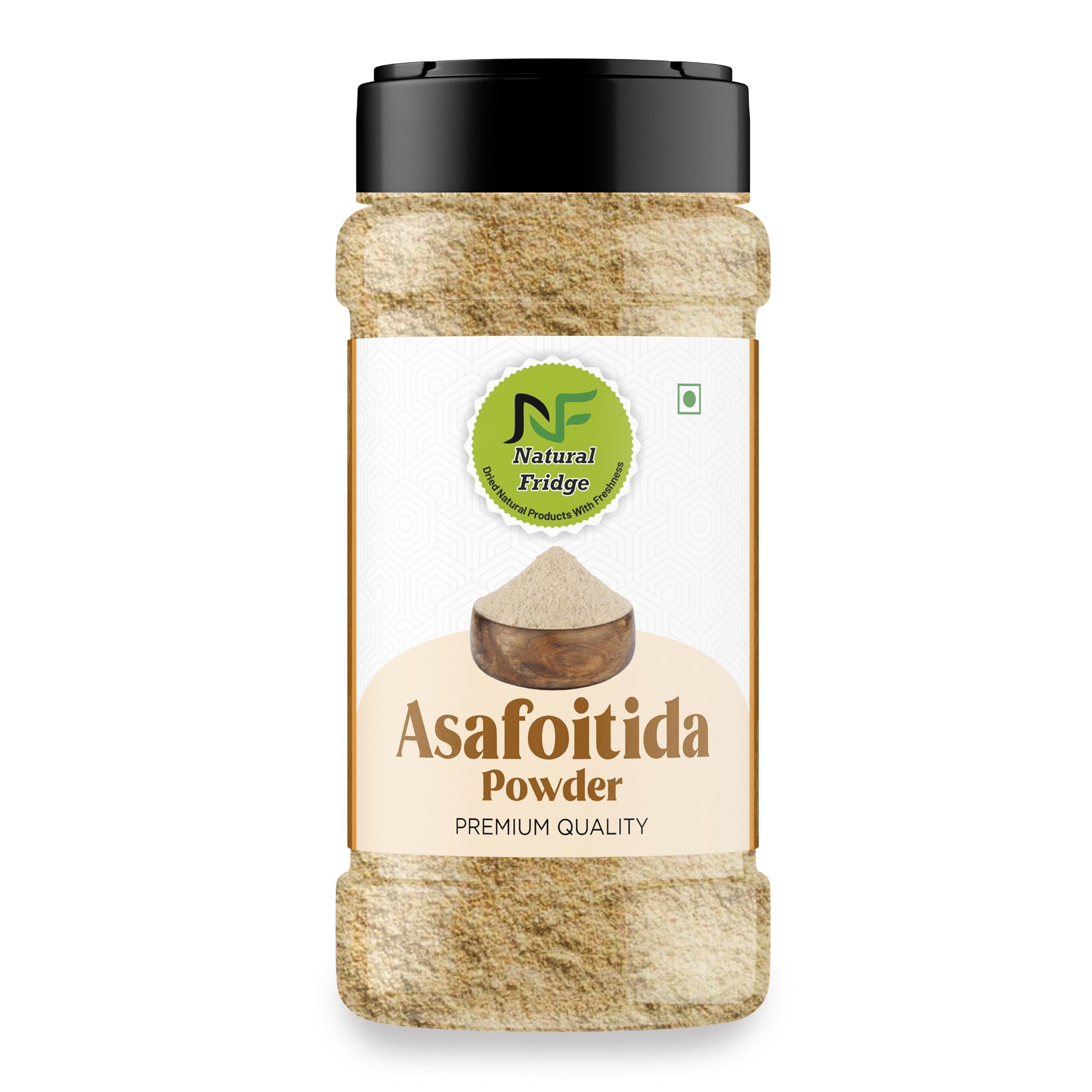 Natural Fridge Natural Fridge 100% Pure Asafoetida (Hing) Powder | Anti-inflammatory Properties & Anti-Ageing Spice | Strongest Compounded Pure Hing Powder | 100% Pure and Natural | Food Spice | Indian Flavour for Food | Premium-Quality Hing (100g)