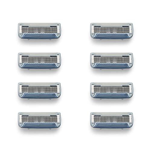 Bulldog Bulldog Mens Skincare and Grooming Original Razor Blades Refills for Men, 8 Count