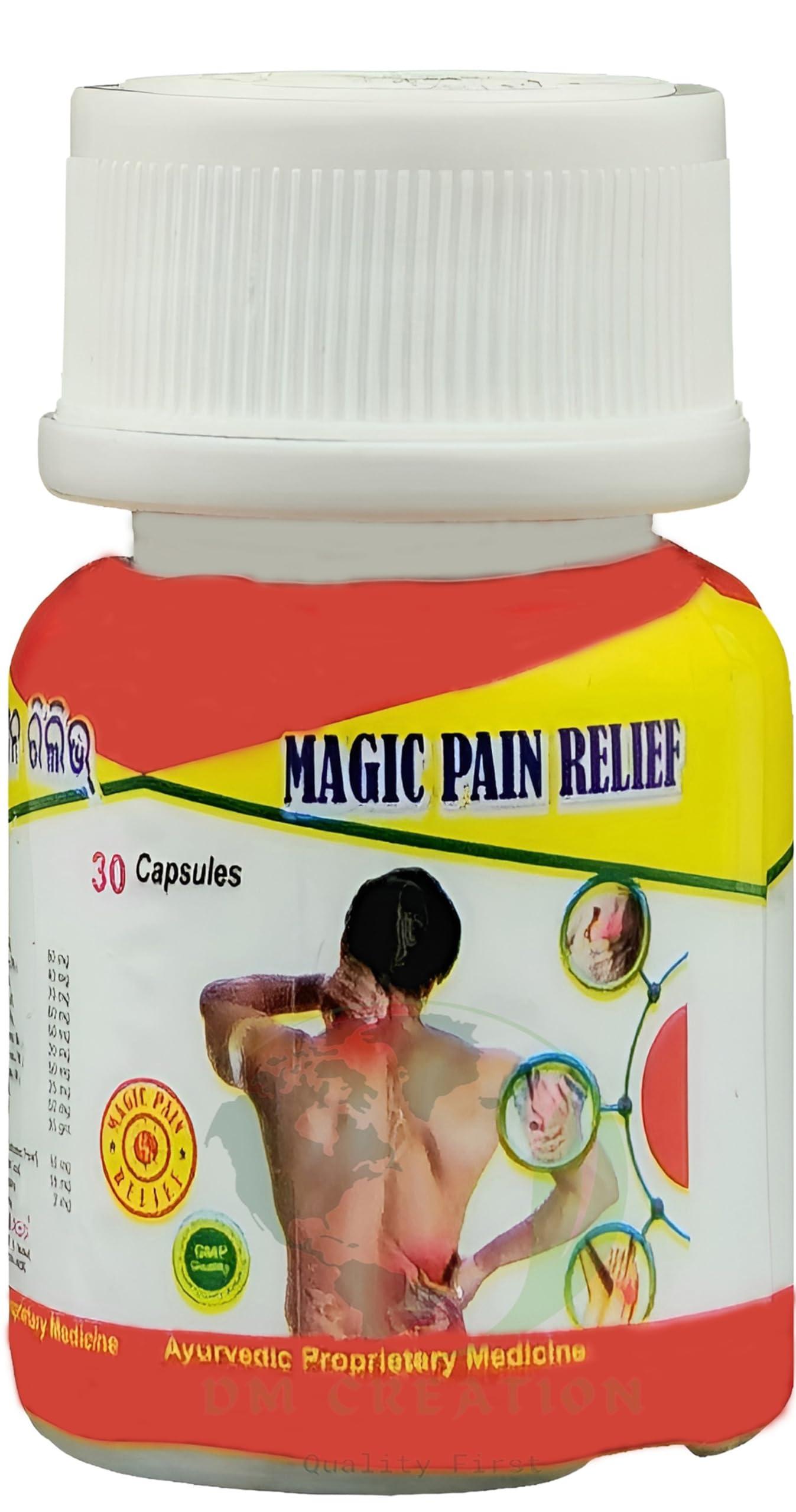 DM CREATION MAGIC PAIN RELIEF 30 CAPSULE (Pack of 4) FOR JOINT PAIN RELIEF
