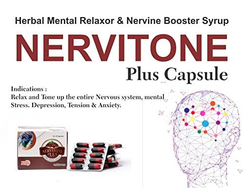 NORTHINDIA PHARMA HERBAL NORTH INDIA PHARMA NERVITONE PLUS CAPSULES Pack of 2 Relax and Tone up the entire nervous system