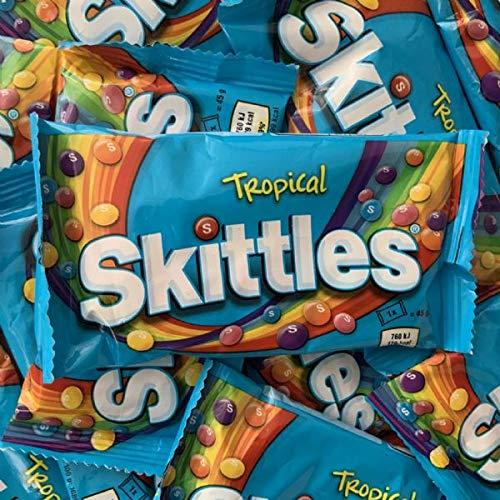 Skittles Skittles Tropical Flavour Candy Imported,45g (Pack of 2)