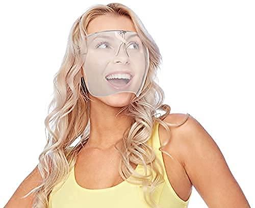 PSEUDO PSEUDO Transplant Face Shield Mask | Transparent Face Shield Mask For Men\'s and Women\'s | Anti-Fog Durable Safety Face Mask| PACK OF 1