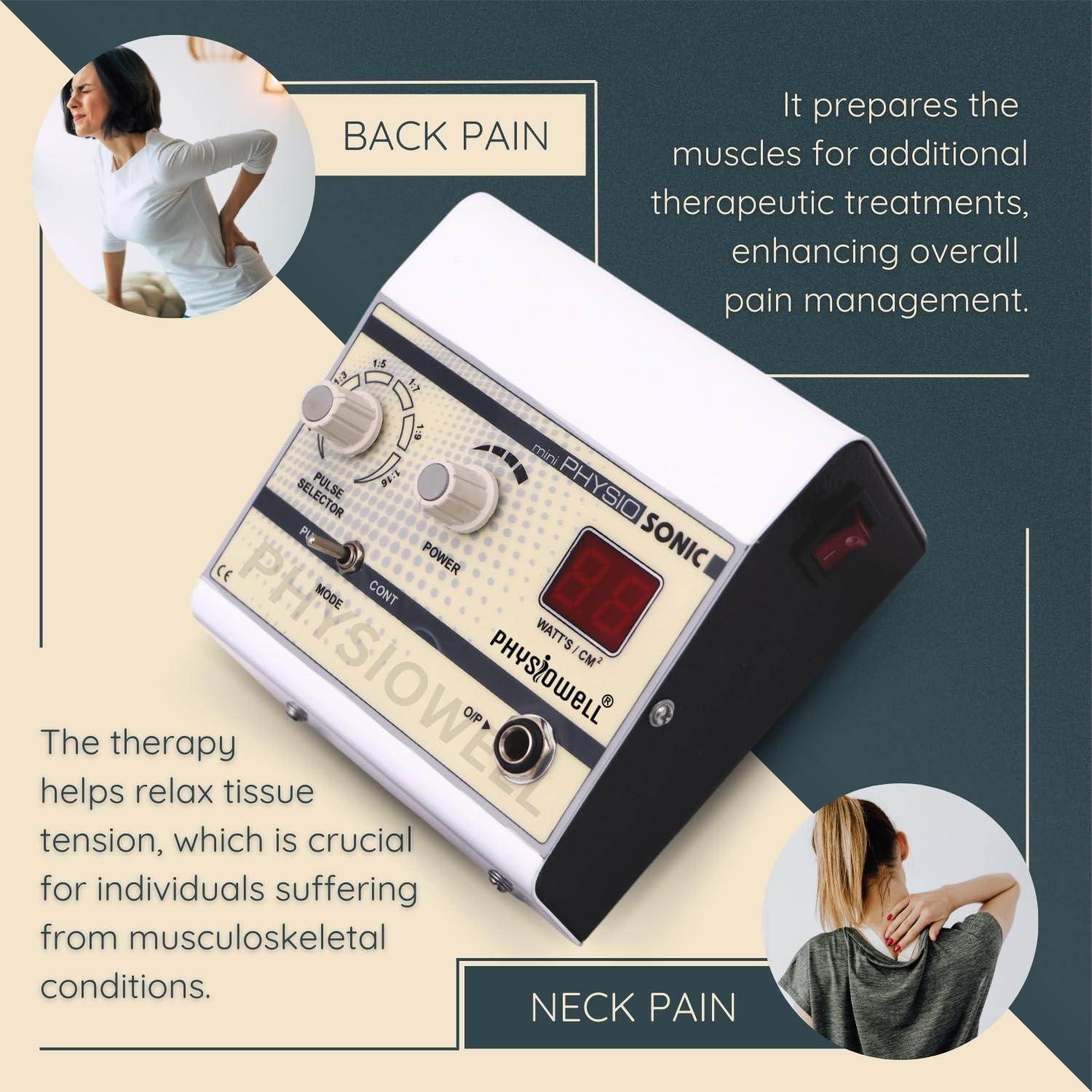 Physiowell Physiowell Ultrasonic Therapy Machine UST Physiotherapy Ultrasound Massager for Pain-Relief