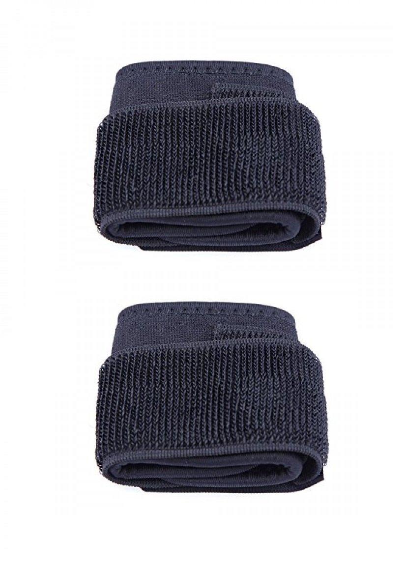 TIMA Tima Sweatband Wrist Band/Wrist Support for Gym and Sports Activities Pack of 2