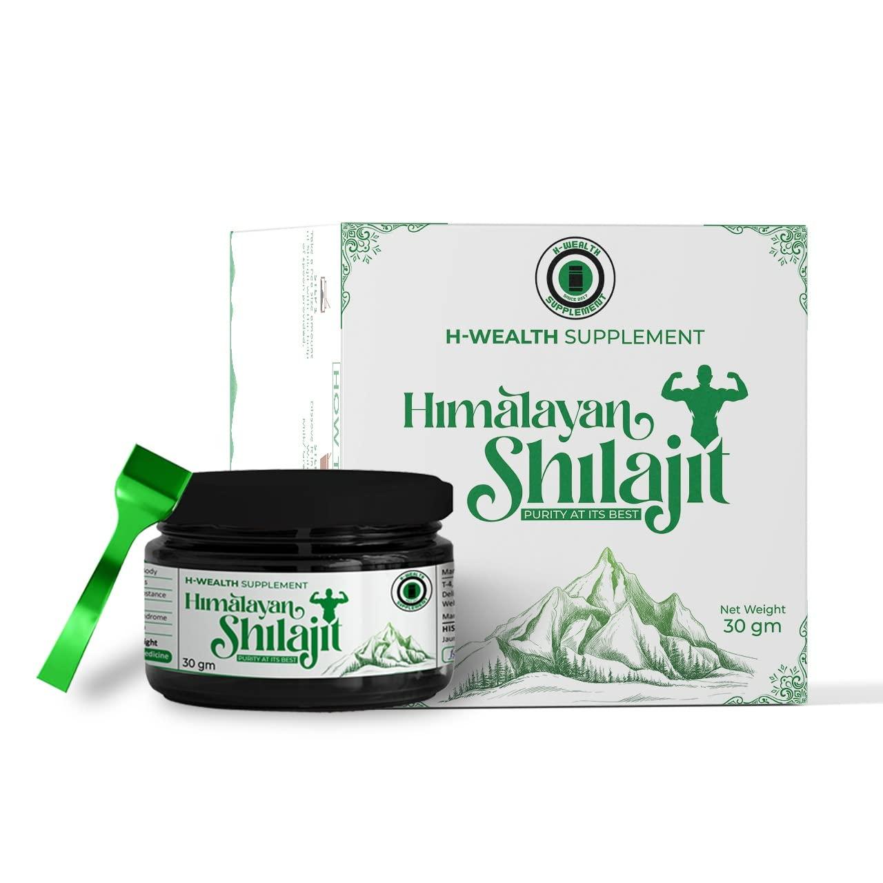 H-WEALTH SUPPLEMENT HWEALTH Himalayan Shilajit/Shilajeet Resin -For Endurance and Stamina (3)