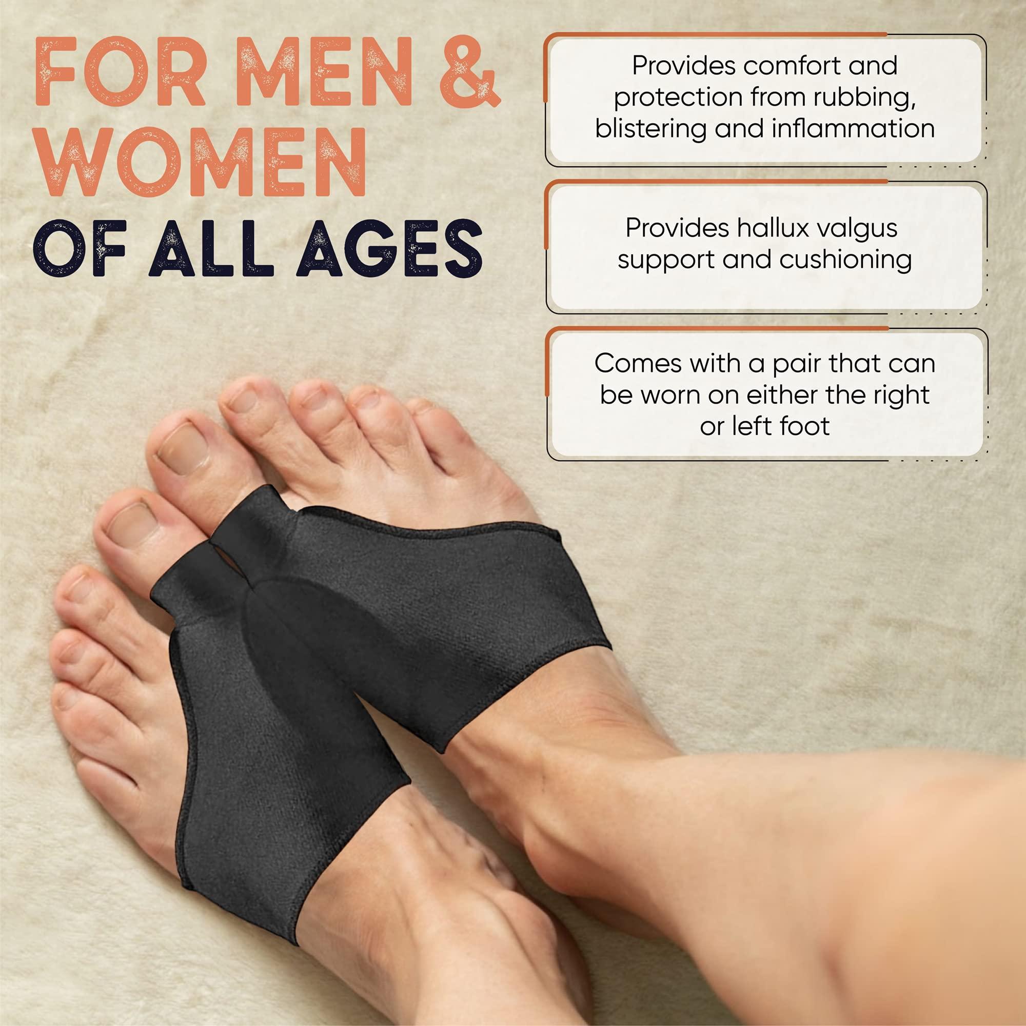 Copper Joe Copper Joe Bunion Corrector Relief Sleeve & Bunion Cushions Fit for Men Women- Compression Gel Pad - Hallux Valgus and Shoe Friction Protector - Elastic Bootie Guard, Shield, Cushion (2X-Large)