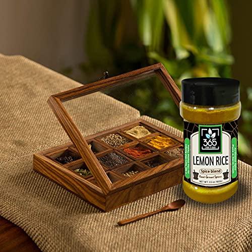 365 STORE TO DOOR 365 STORE TO DOOR Indian Spice - Lemon Rice Masala, 100 gm | Homemade Powdered | for Healthy Cooking | Ready to use | All Seasonings Spices | Pure & Hygiene | Spice Mix – Pack of 1