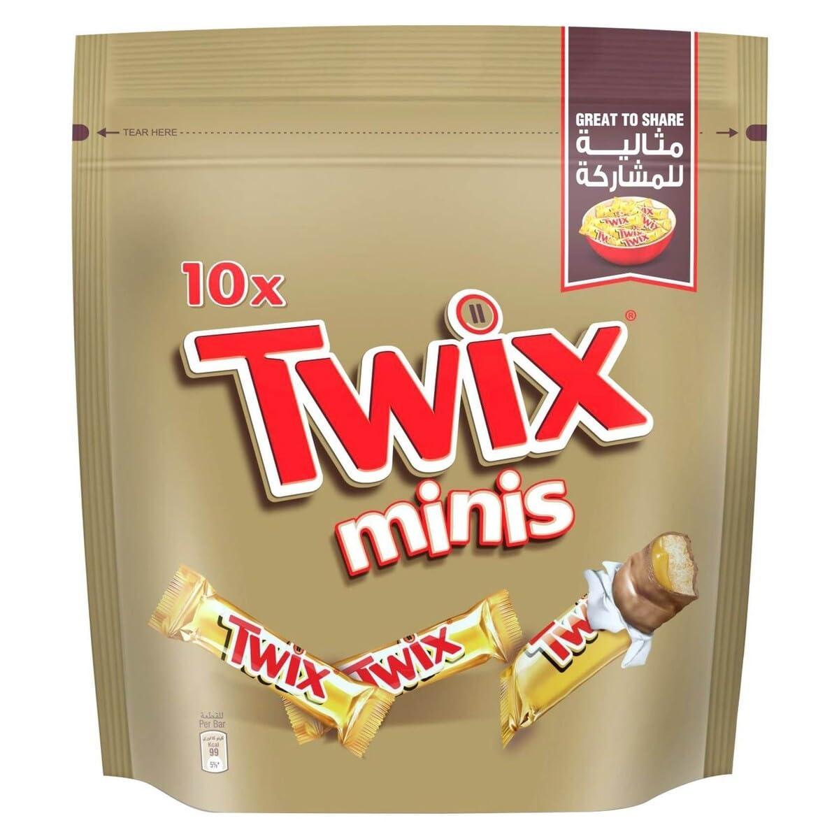Twix Twix Minis 10 Bars 200 Grams