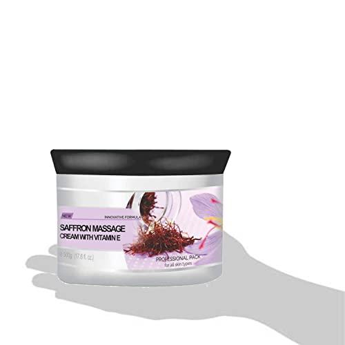 Oxyglow Oxyglow Saffron with Vitamin E Gold Massage Cream, 500g,White