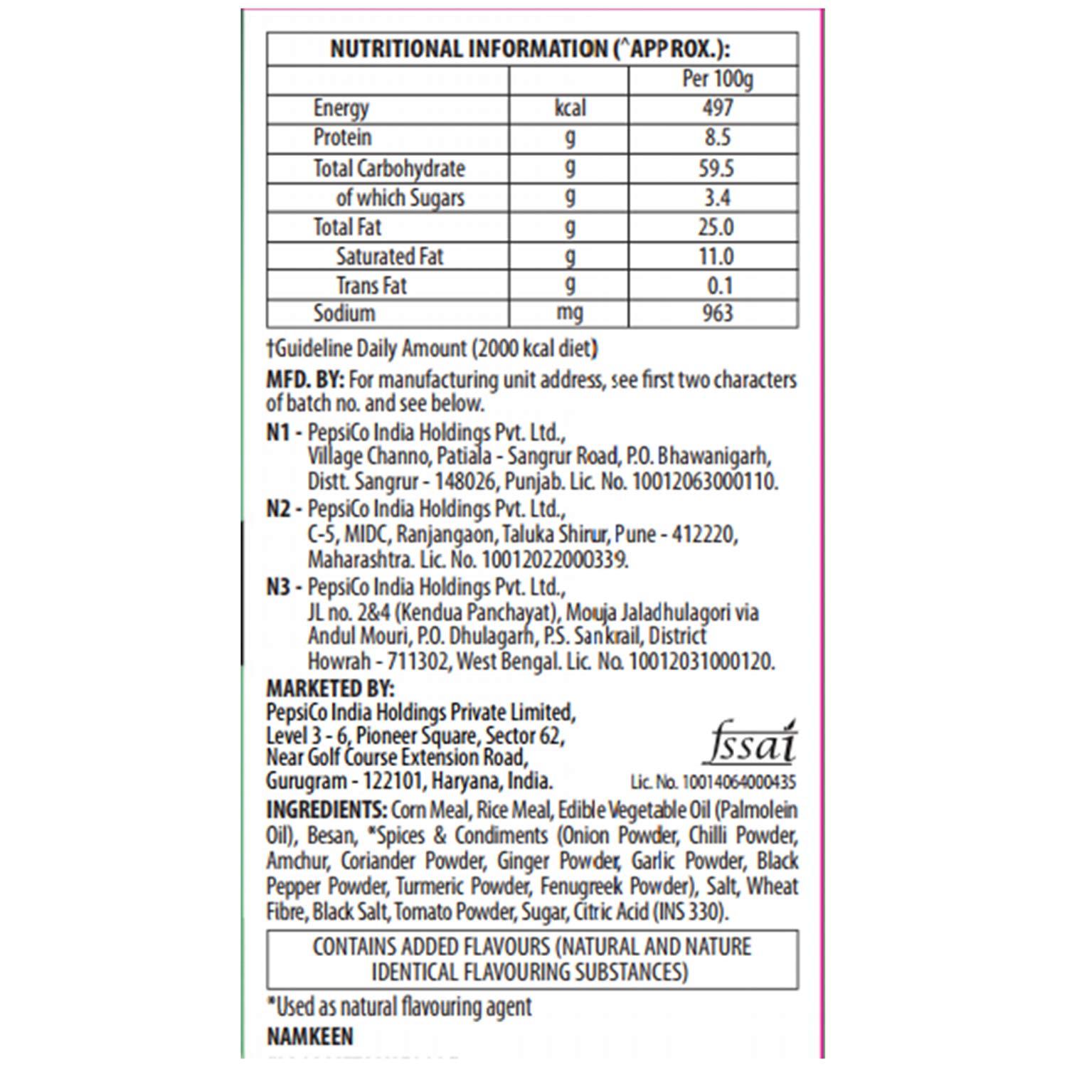 Generic Kurkure Masala Munch Namkeen, 142g (weight may vary) (Pack of 12) Kten