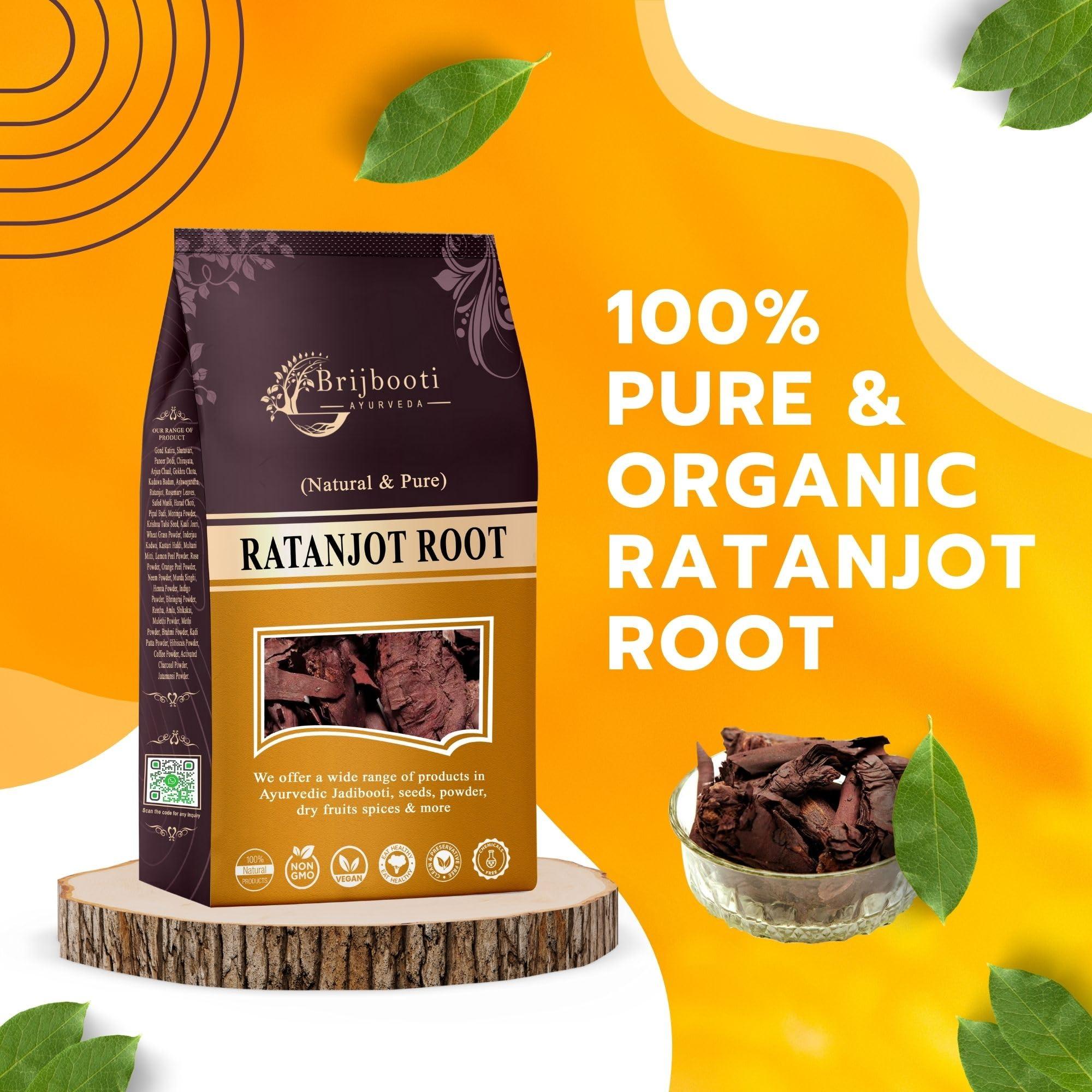 BrijBooti BrijBooti Birju Mahavir Ratanjot - Alkanna Tinctoria -Alkanet Root 400 Gr