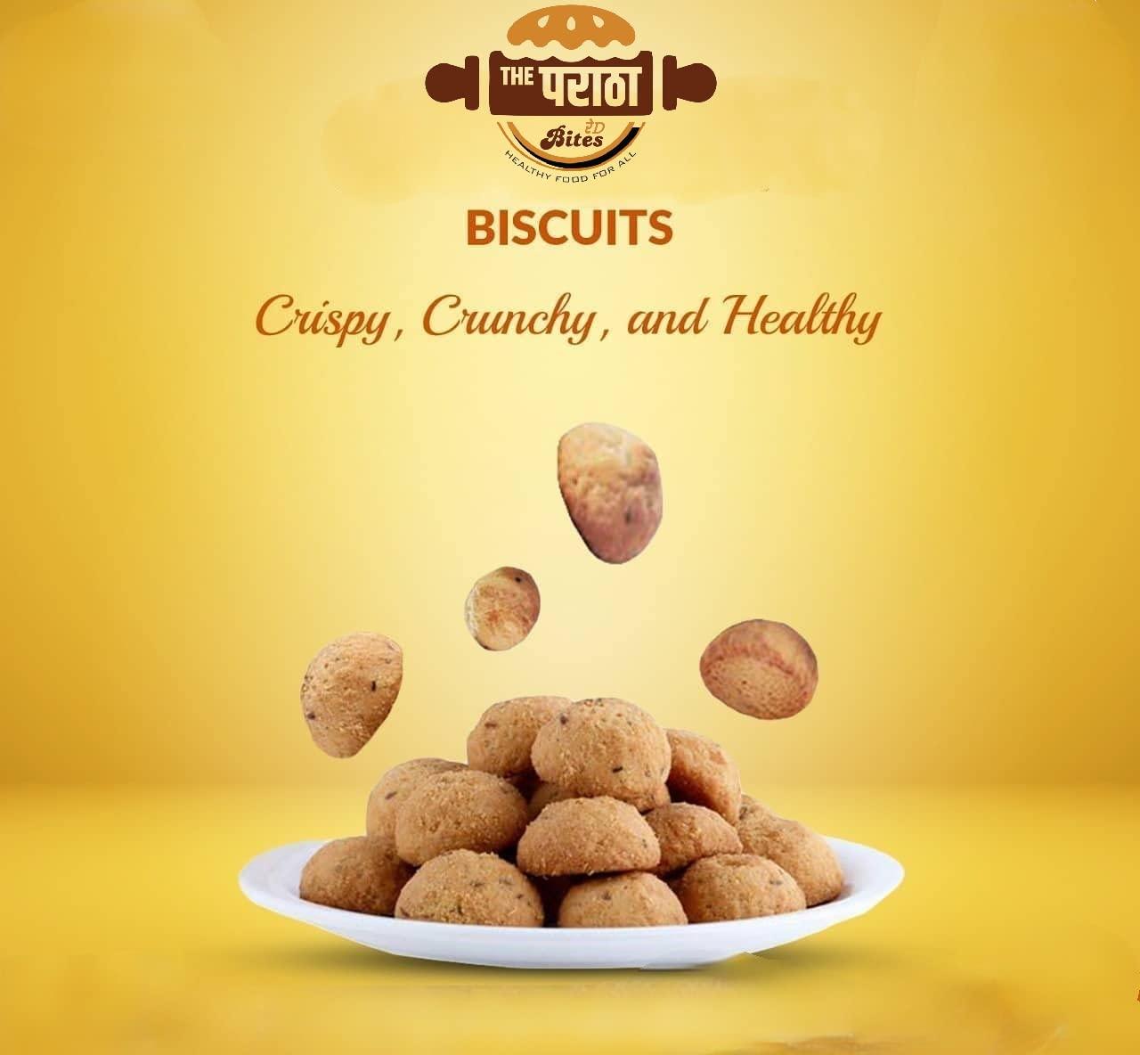 THE PARATHA & READY BITES Surti Butter (Makhania) with your Tea/ Coffee|Special Jeera Butter Biscuit | Biscuits Jeera Butter | Homemade Butter| Tea Time Snacks (500_GMS)