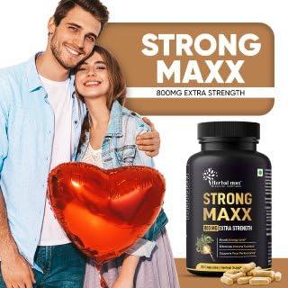 Herbal max Herbal max Strong maxx Maca Root (800 mg) 30 Capsule