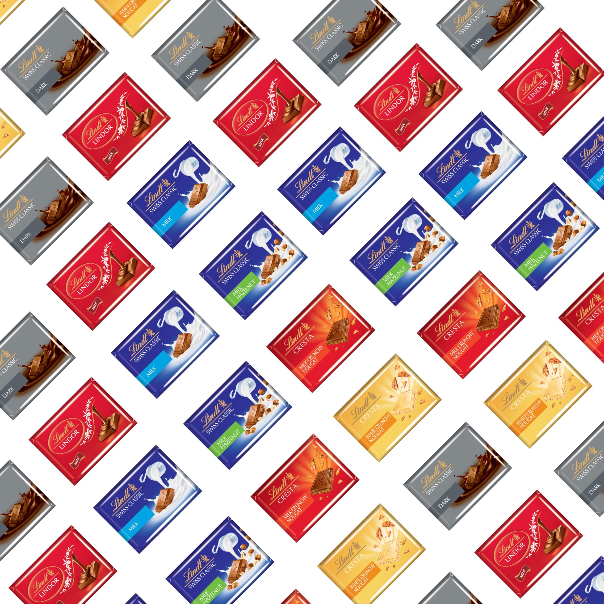 Lindt Lindt Swiss Premium Assorted Napolitans Dark Chocolate Finest Collection Of Swiss Chocolate Gift Box individually wrapped 350g