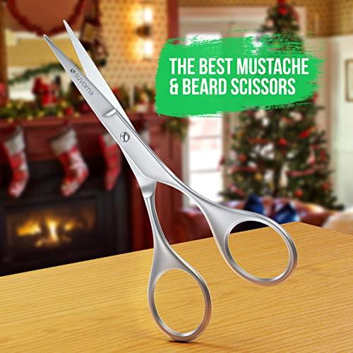 Suvorna Suvorna Ador Mustache & Beard Trimming Men\'s Grooming Scissors